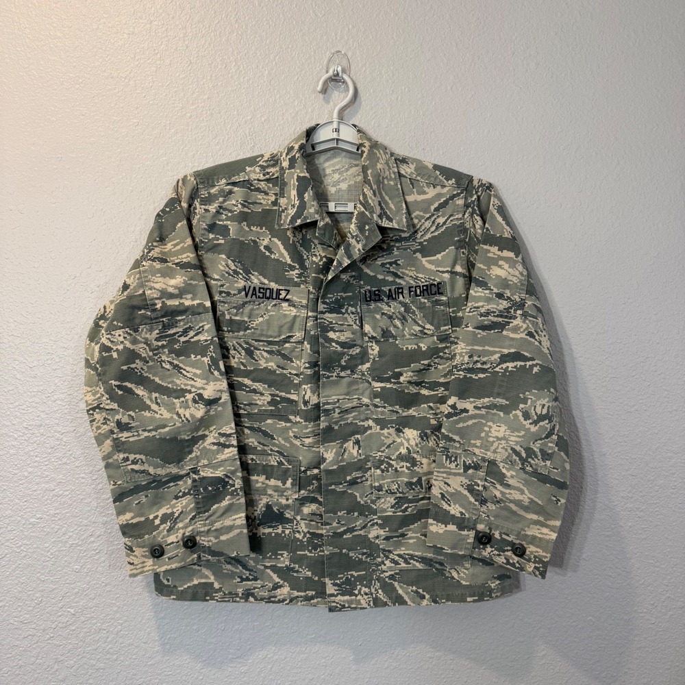 Propper Men's Size 36R Camouflage ABU Digital Camo Air Force Utility Coat